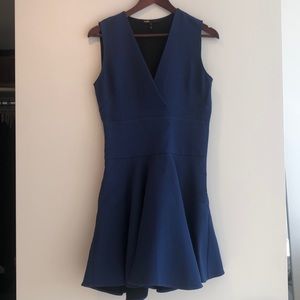 maje navy midi dress size 1